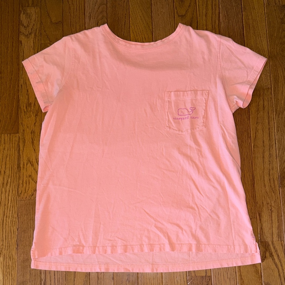 Vineyard Vines Light Pink Short Sleeve Pocket Tee